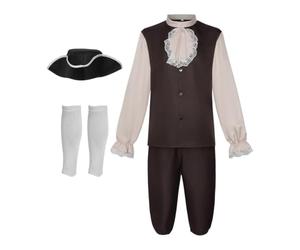 Tenue de cosplay historique, costume d'uniforme traditionnel avec | Costume classique pour Halloween, anniversaire, carnaval, spectacle sur scène, théâtre, événements familiaux et fêtes à thème