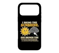 Tenue de Couple I Bring The Sunshine She Brings The Thunder Coque pour iPhone 17 Pro Max