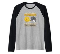 Tenue de Couple I Bring The Sunshine She Brings The Thunder Manche Raglan