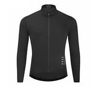 Tenue de cyclisme pour femme et homme - Veste coupe-vent réfléchissante (noir, L)