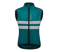 Tenue de cyclisme pour homme et femme - Veste coupe-vent sans manches pour voyage, randonnée, course à pied, golf (bleu marine, taille XXXL)