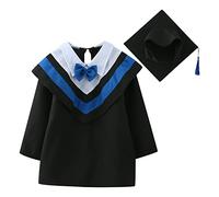 Tenue De DiplôMé Enfant Brillant Enfant Chapeau Et Toge DiplôMé Avec Pendentif 2025 Noir Chapeau DiplôMé Garcons Filles Robe Avec Bonnet Et Pompon 2025 Toge Diplome Rouge Enfant Cadeau Enfant 1 An
