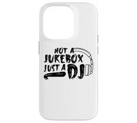 Tenue de Disc-Jockey Amusante - Pas Un Juke-Box, Juste Un DJ Coque pour iPhone 14 Pro
