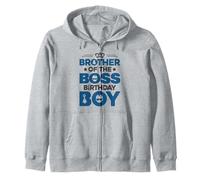 Tenue de fête d'anniversaire Brother of The Boss Like A Boss Bro Sweat à Capuche