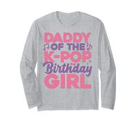 Tenue de fête d'anniversaire Daddy of The Anime K Pop Girl Dad Manche Longue
