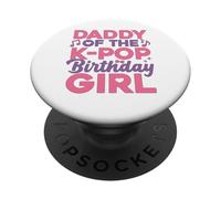 Tenue de fête d'anniversaire Daddy of The Anime K Pop Girl Dad PopSockets PopGrip Adhésif