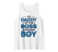 Tenue de fête d'anniversaire Daddy of The Boss Like A Boss Dad Débardeur