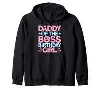 Tenue de fête d'anniversaire Daddy of The Boss Like A Boss Dad Sweat à Capuche