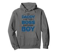 Tenue de fête d'anniversaire Daddy of The Boss Like A Boss Dad Sweat à Capuche