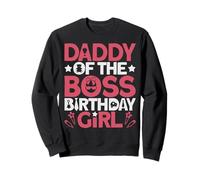 Tenue de fête d'anniversaire Daddy of The Boss Like A Boss Dad Sweatshirt