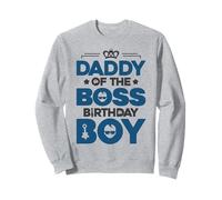 Tenue de fête d'anniversaire Daddy of The Boss Like A Boss Dad Sweatshirt