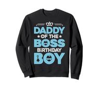 Tenue de fête d'anniversaire Daddy of The Boss Like A Boss Dad Sweatshirt