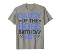 Tenue de fête d'anniversaire Daddy of The Boss Like A Boss Dad T-Shirt