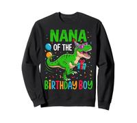 Tenue de fête d'anniversaire de Nana of The Dinosaur Squad Grandma Sweatshirt