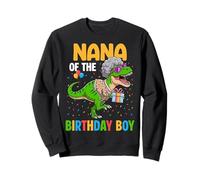Tenue de fête d'anniversaire de Nana of The Dinosaur Squad Grandma Sweatshirt