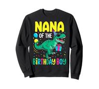 Tenue de fête d'anniversaire de Nana of The Dinosaur Squad Grandma Sweatshirt