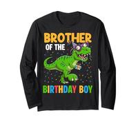 Tenue de fête d'anniversaire pour frère de l'équipe de Dinosaures Manche Longue