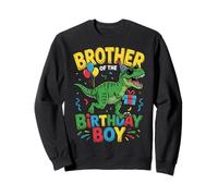 Tenue de fête d'anniversaire pour frère de l'équipe de Dinosaures Sweatshirt