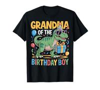 Tenue de fête d'anniversaire pour Grand-mère de Dinosaure Squad Grandma T-Shirt