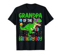 Tenue de fête d'anniversaire pour Grand-père de Dinosaure T-Shirt