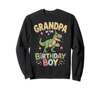 Tenue de fête d'anniversaire pour Grand-père Dinosaure rétro Papa Sweatshirt