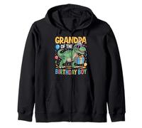 Tenue de fête d'anniversaire pour Grand-père - Dinosaure Squad - Grand-père Sweat à Capuche