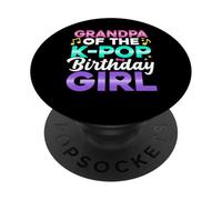 Tenue de fête d'anniversaire pour Grand-père - K Pop Girl Papa PopSockets PopGrip Adhésif