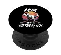 Tenue de fête d'anniversaire pour Maman de l'équipe de Dinosaures PopSockets PopGrip Adhésif