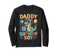 Tenue de fête d'anniversaire pour Papa - Dinosaure Squad Manche Longue