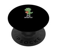 Tenue de fête d'anniversaire pour sœur Dinosaure Squad Sister PopSockets PopGrip Adhésif