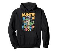 Tenue de fête d'anniversaire pour Tante et Tante Dinosaure Squad Sweat à Capuche