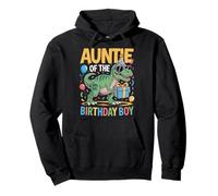 Tenue de fête d'anniversaire pour Tante et Tante Dinosaure Squad Sweat à Capuche