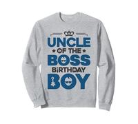 Tenue de fête d'anniversaire Uncle of The Boss Like A Boss Uncle Sweatshirt