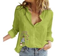 Tenue De Fete Femme Soldes Faux Col Roulé Soldes Chemise Flanelle Femme Chemisier Blanc Chic Et ÉLéGant Carreaux Haut Vert Tunique en Viscose Blouse Docteur Broderie Anglaise Coton Tops Manches