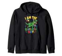 Tenue de fête I'm The Birthday Boy Dinosaur Squad Boys Sweat à Capuche