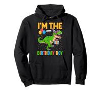 Tenue de fête I'm The Birthday Boy Dinosaur Squad Boys Sweat à Capuche