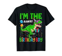 Tenue de fête I'm The Birthday Boy Dinosaur Squad Boys T-Shirt