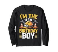 Tenue de fête I'm The Birthday Boy Excavator Crew Boys Manche Longue