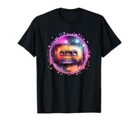 Tenue de fête rétro des années 80 et 90 avec Cassette et T-Shirt
