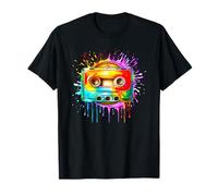 Tenue de fête rétro des années 80 et 90 avec Cassette et T-Shirt
