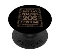 Tenue de fête sur Le thème des années 20 - Costume garçonne des années folles PopSockets PopGrip Adhésif