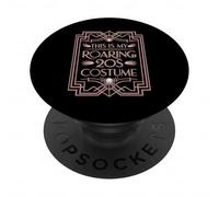Tenue de fête sur Le thème des années 20 - Costume garçonne des années folles PopSockets PopGrip Adhésif