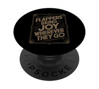 Tenue de fête sur Le thème des années 20 - Costume garçonne des années folles PopSockets PopGrip Adhésif