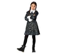 Tenue De Fille D'École Robe Gothique Pour Enfants Costume Fête D'Halloween
