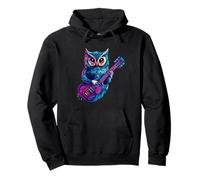 Tenue de guitare musicale en forme de hibou magique Sweat à Capuche