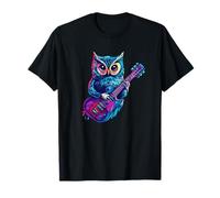 Tenue de guitare musicale en forme de hibou magique T-Shirt