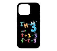 Tenue de mathématiques 3e Anniversaire idée pour Enfants et Chiffres de 3 Ans Coque pour iPhone 16 Pro