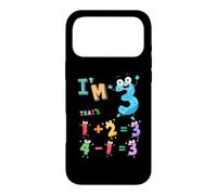 Tenue de mathématiques 3e Anniversaire idée pour Enfants et Chiffres de 3 Ans Coque pour iPhone 17 Pro Max
