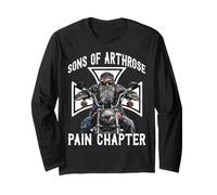 Tenue de Moto pour papys Motards durs retraités Rockers Manche Longue