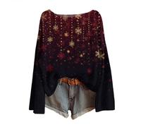 Tenue de Noël Femme Polaire Déguisement Christmas Sapin Renne Noël Ensemble Vetement Noel Famille Mode Original Chic Pull Famille Moche Pull 3XL Bonhomme Adulte Deguisement de Noel Femme M